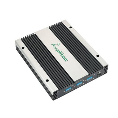 Amplitec triple band line amplifier 15dbm line cell phone signal booster tri band 3g 4g lte repeater