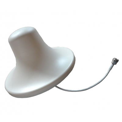 Low insertion loss, low PIM wide band omni ceiling antenna